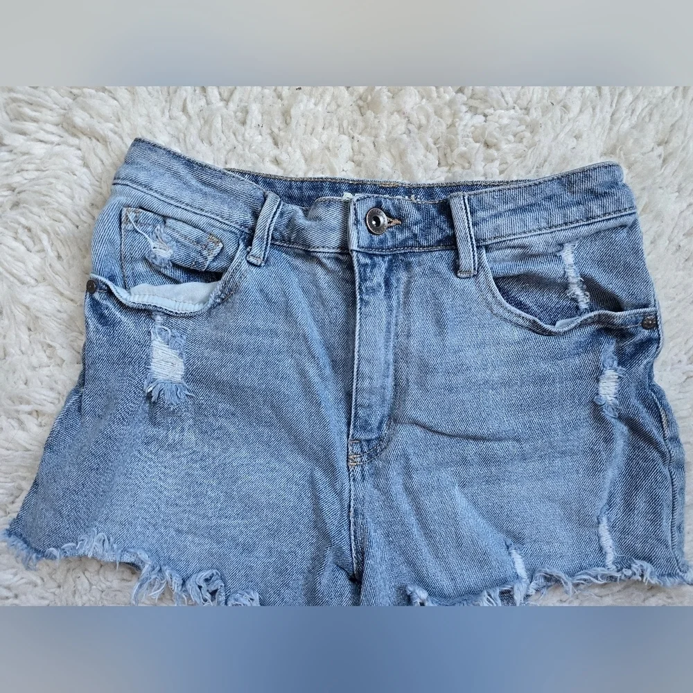 Rewash Denim Distressed Shorts